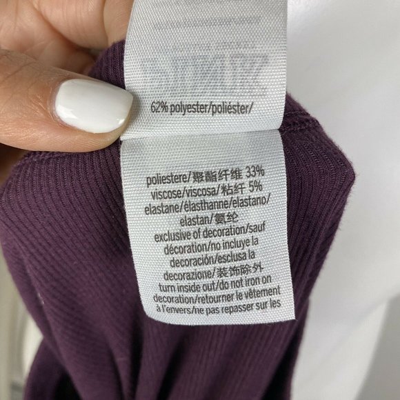 Victoria Secret Pink Women's Top Long Sleeve Ribbe - Picture 5 of 5